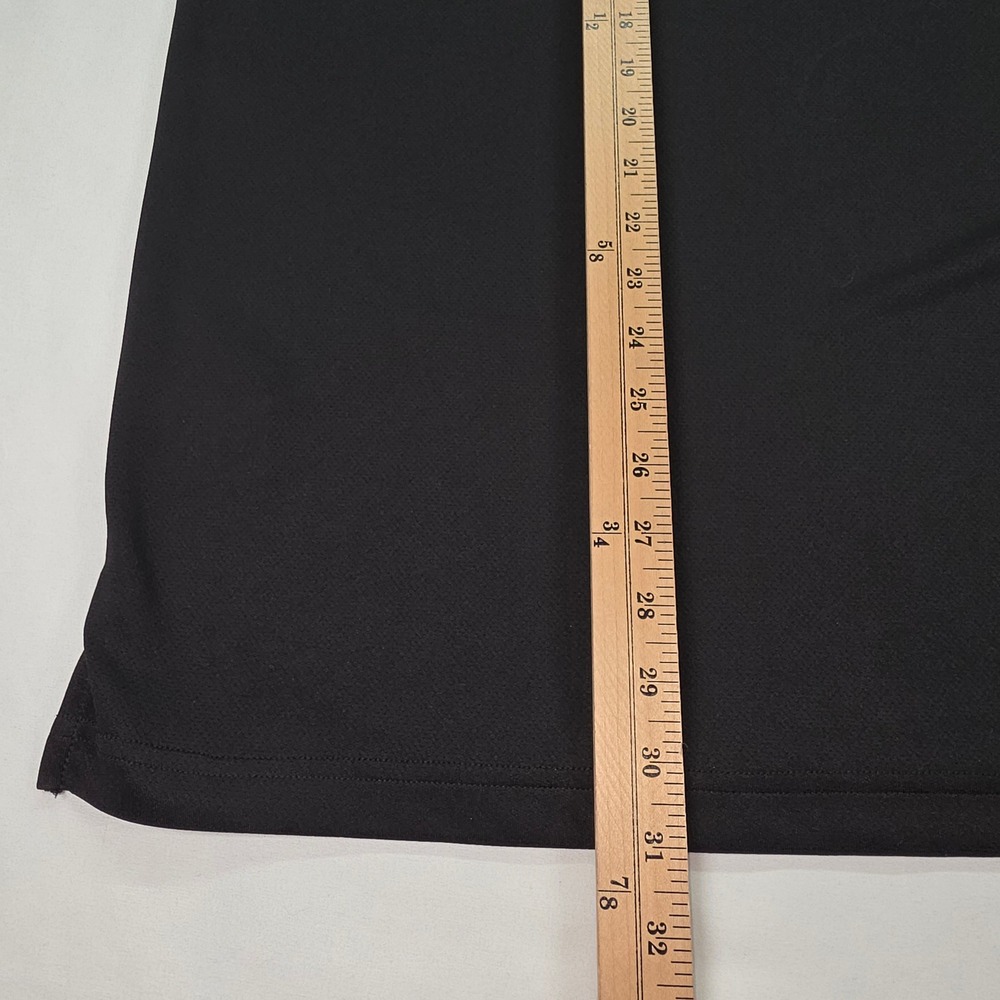 PGA Tour Airflux Mesh Polo Shirt Mens XXL Black Short Sleeve Golf Top New - Picture 4 of 6